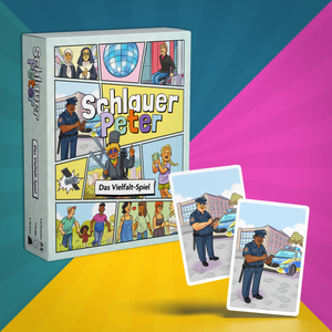 «Schlauer Peter» - das bunte Kartenspiel für weltoffene Kinder zwischen 4 und 99 Jahren | Ideal als Geschenk!